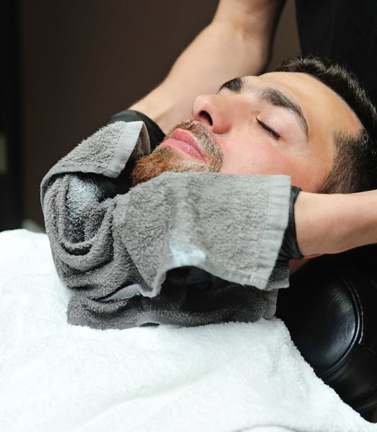 hot towel shave near me Warrington PA