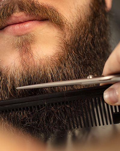 beard trim shave and line up
