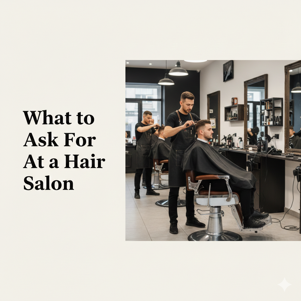 What to Ask for At a Hair Salon: A Complete Guide