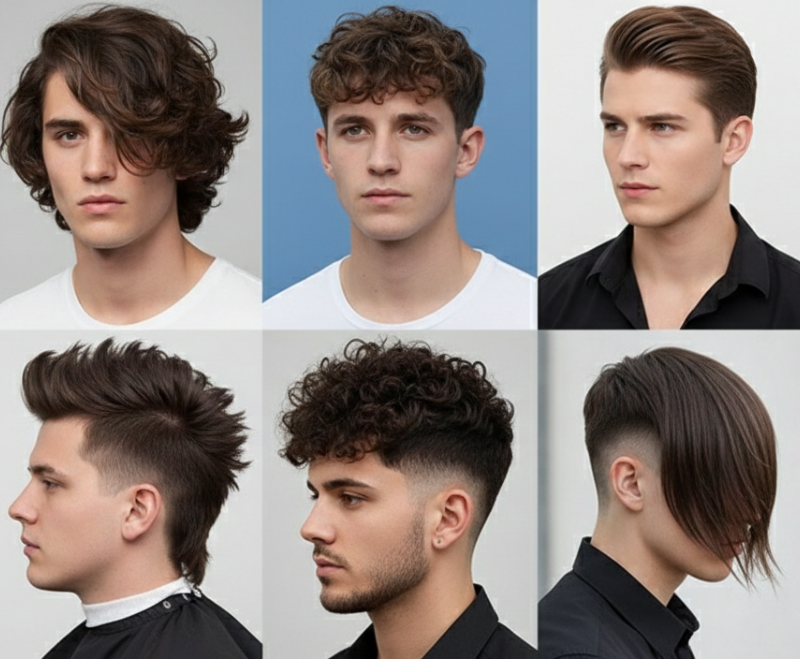 Male hairstyles