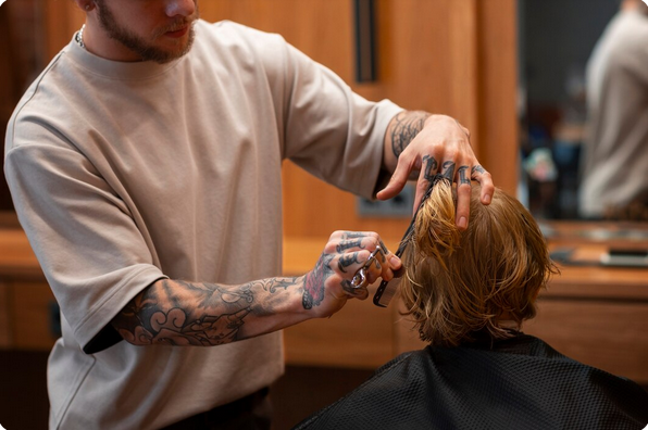 Gents Long Hair Style