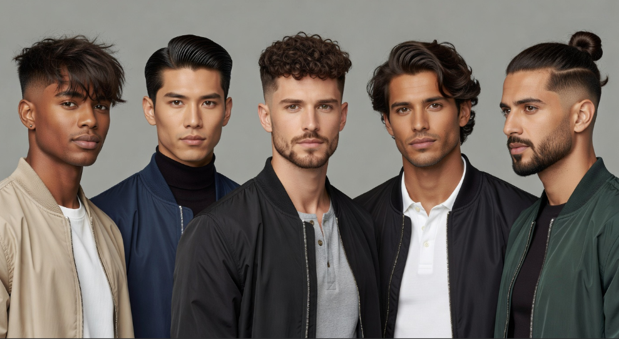 Trending medium-length hairstyles men are choosing for a versatile and modern look.